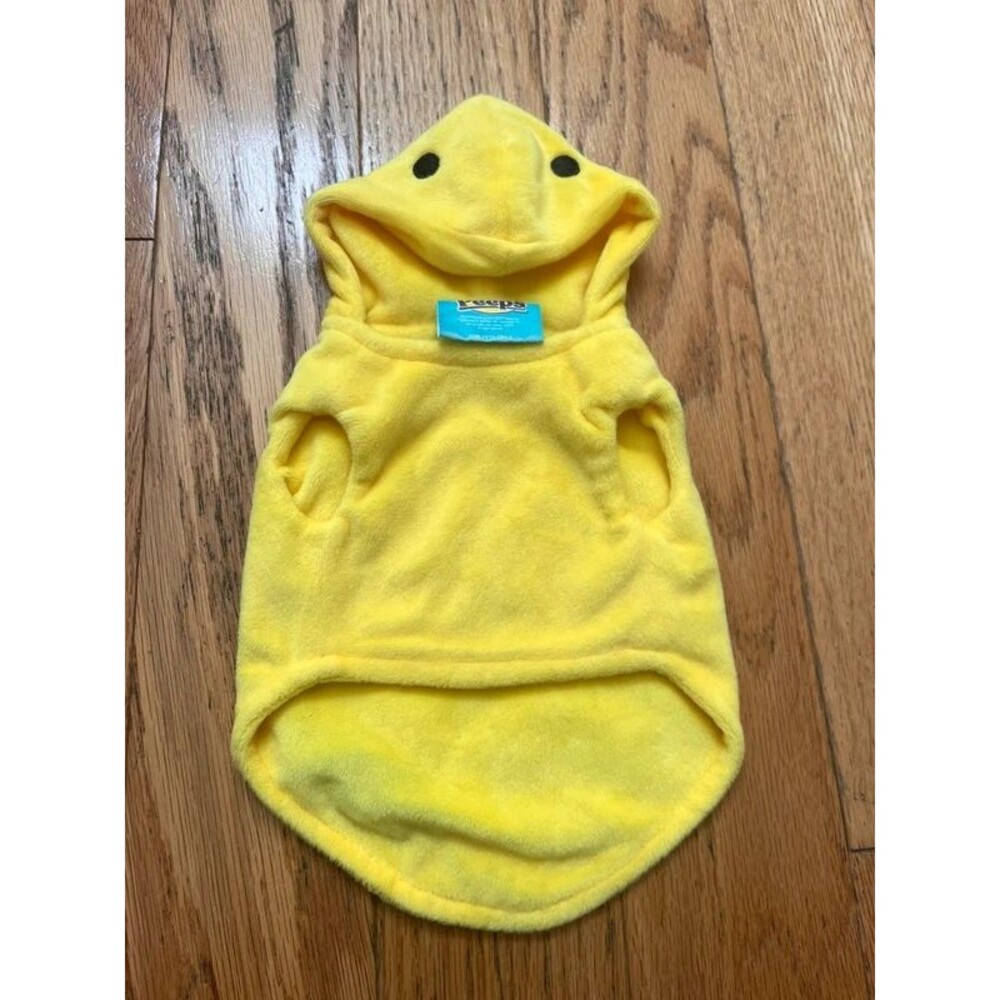 Peeps pet/ dog yellow soft fleece - size small
